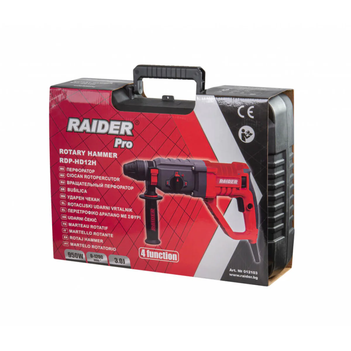 Перфоратор 950W 26mm рег.обор. RDP-HD12H 012103 Перфоратор 950W 26mm рег.обор. RDP-HD12H 012103