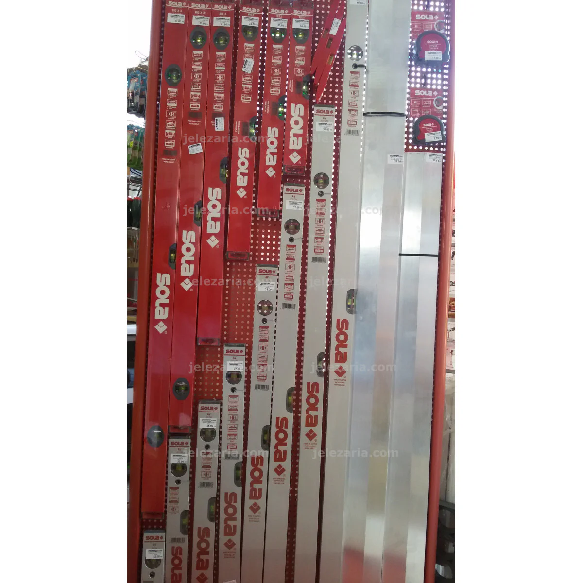 Алуминиев нивелир SOLA BIG X 3 - 1200мм 01373401 Алуминиев нивелир SOLA BIG X 3 - 1200мм 01373401