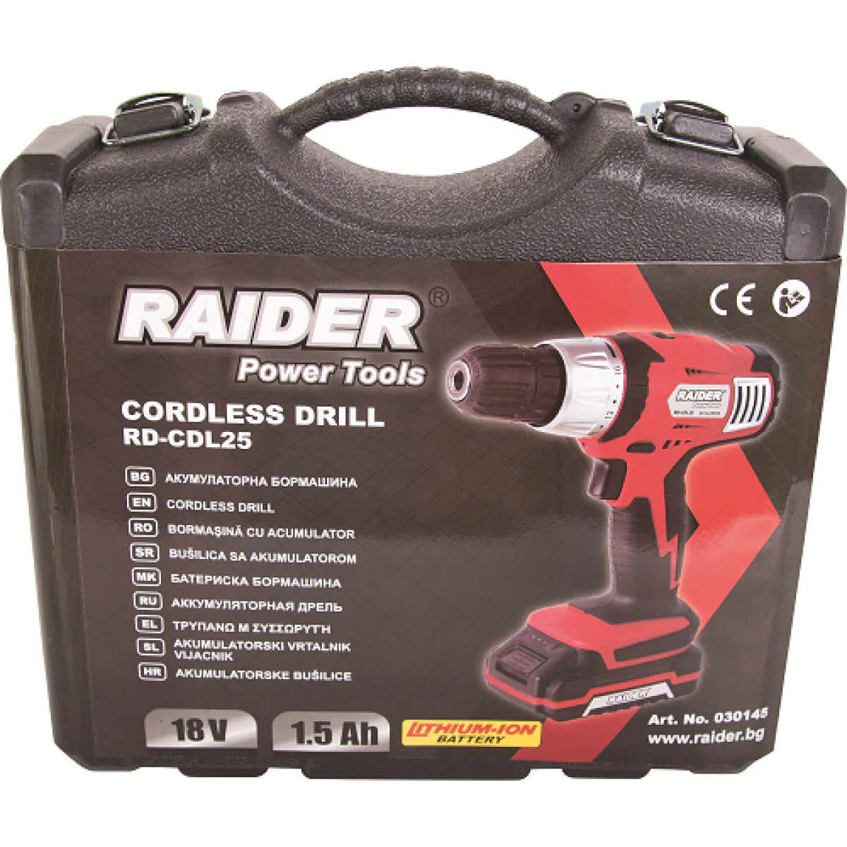 Акумулаторна бормашина Райдер RD-CDL25 030145