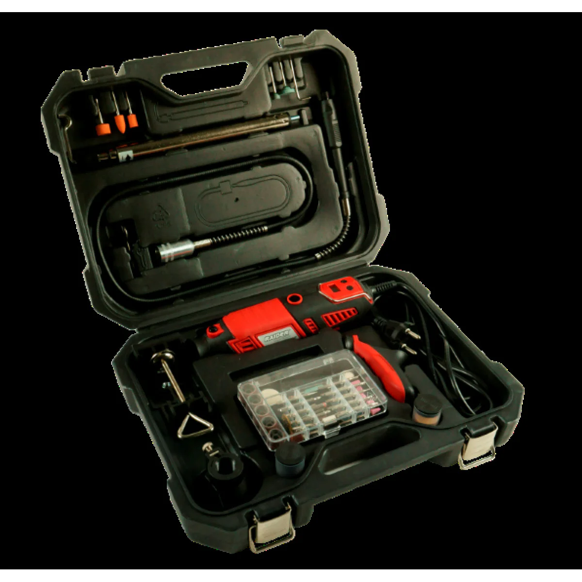 Шлифовалка права с жило,стойка и 126 бр. аксесоари Райдер RD-MG09 044107