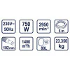 Прахоуловител 750W RD-DC01 059908