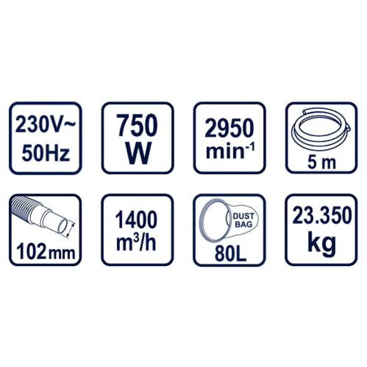 Прахоуловител 750W RD-DC01 059908