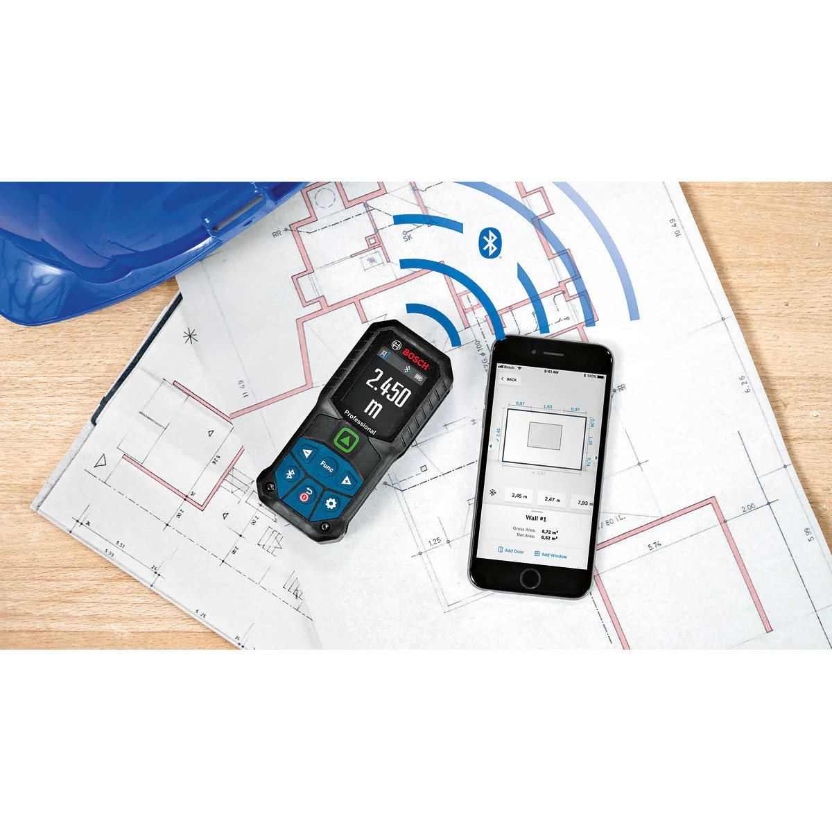 Лазерена ролетка, Bosch GLM 50-27 CG, BA 3.7V 1.0Ah A и USB-C™ кабел ,0601072U01 0601072U01 Лазерена ролетка, Bosch GLM 50-27 CG, BA 3.7V 1.0Ah A и USB-C™ кабел ,0601072U01 0601072U01