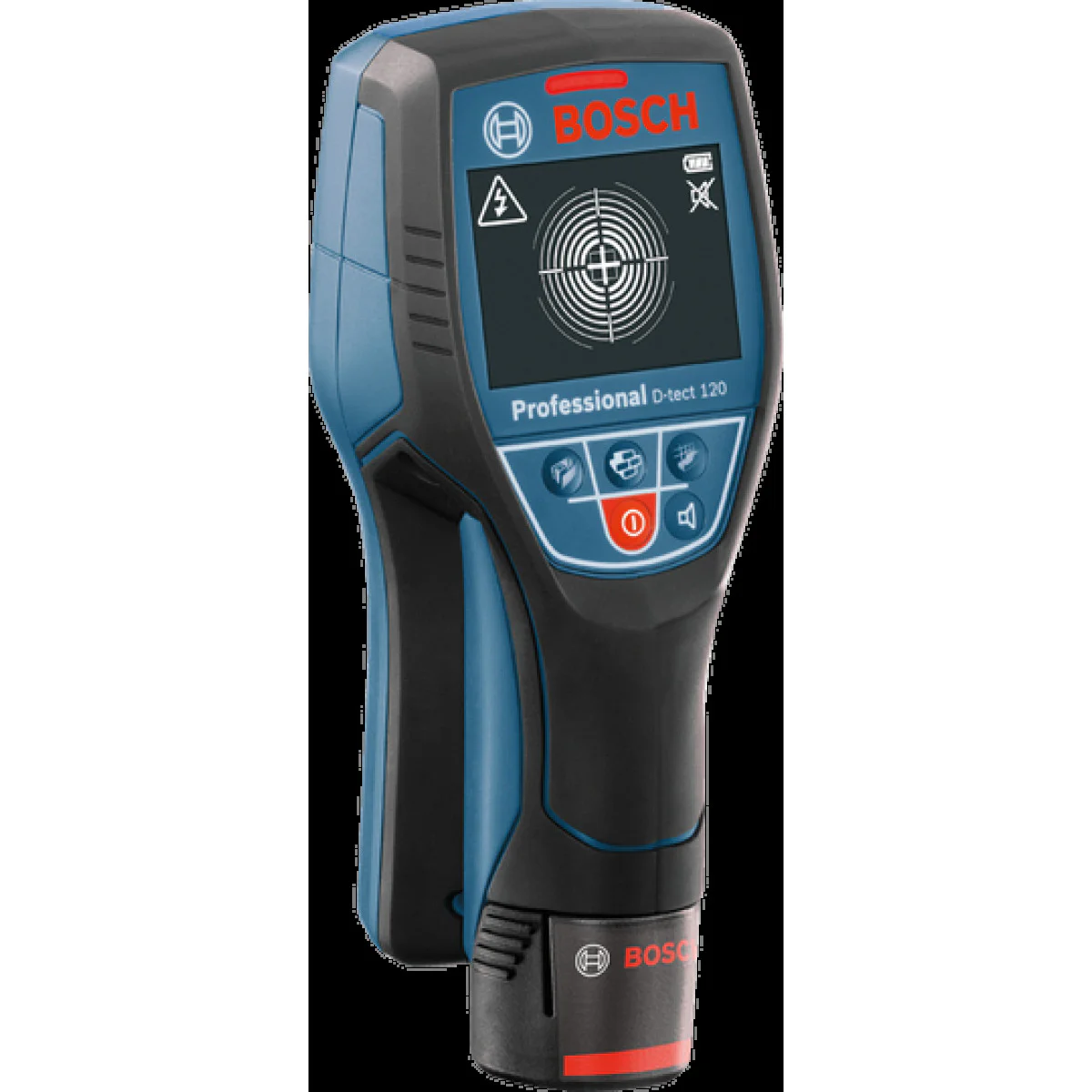 Детектор за напрежение Bosch D-tect 120 с батерия 12V - 2,0 Ah 0601081301 Детектор за напрежение Bosch D-tect 120 с батерия 12V - 2,0 Ah 0601081301