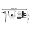 Диамантено-пробивна машина Bosch GDB 350 WE 0601189900