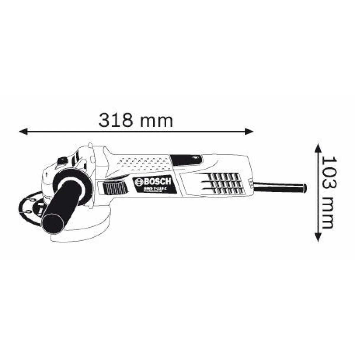 Ъглошлайф Bosch GWS 7-115 E 0601388203 Ъглошлайф Bosch GWS 7-115 E 0601388203