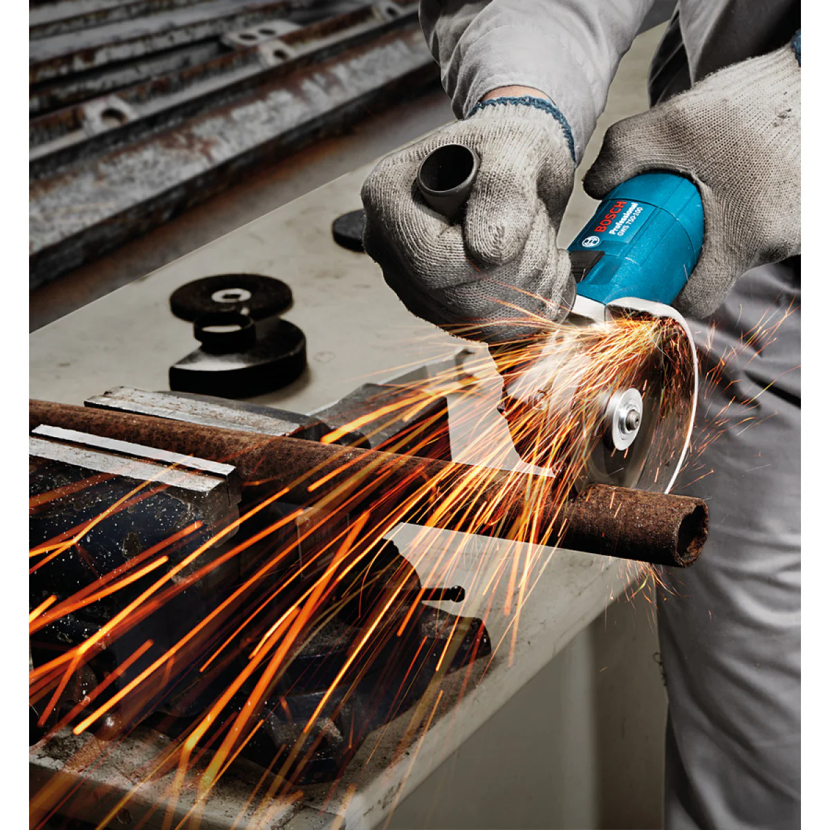 Ъглошлайф Bosch GWS 750 S 125 с рег.обороти 0601394121