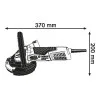 Машина за шлайфане на бетон Bosch GBR 15 CAG в L-BOXX 0601776001