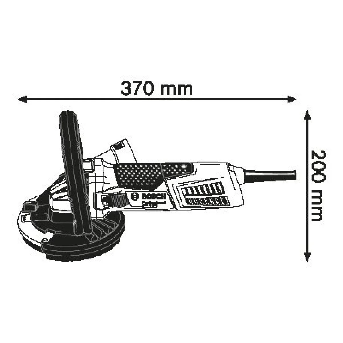 Машина за шлайфане на бетон Bosch GBR 15 CAG в L-BOXX 0601776001