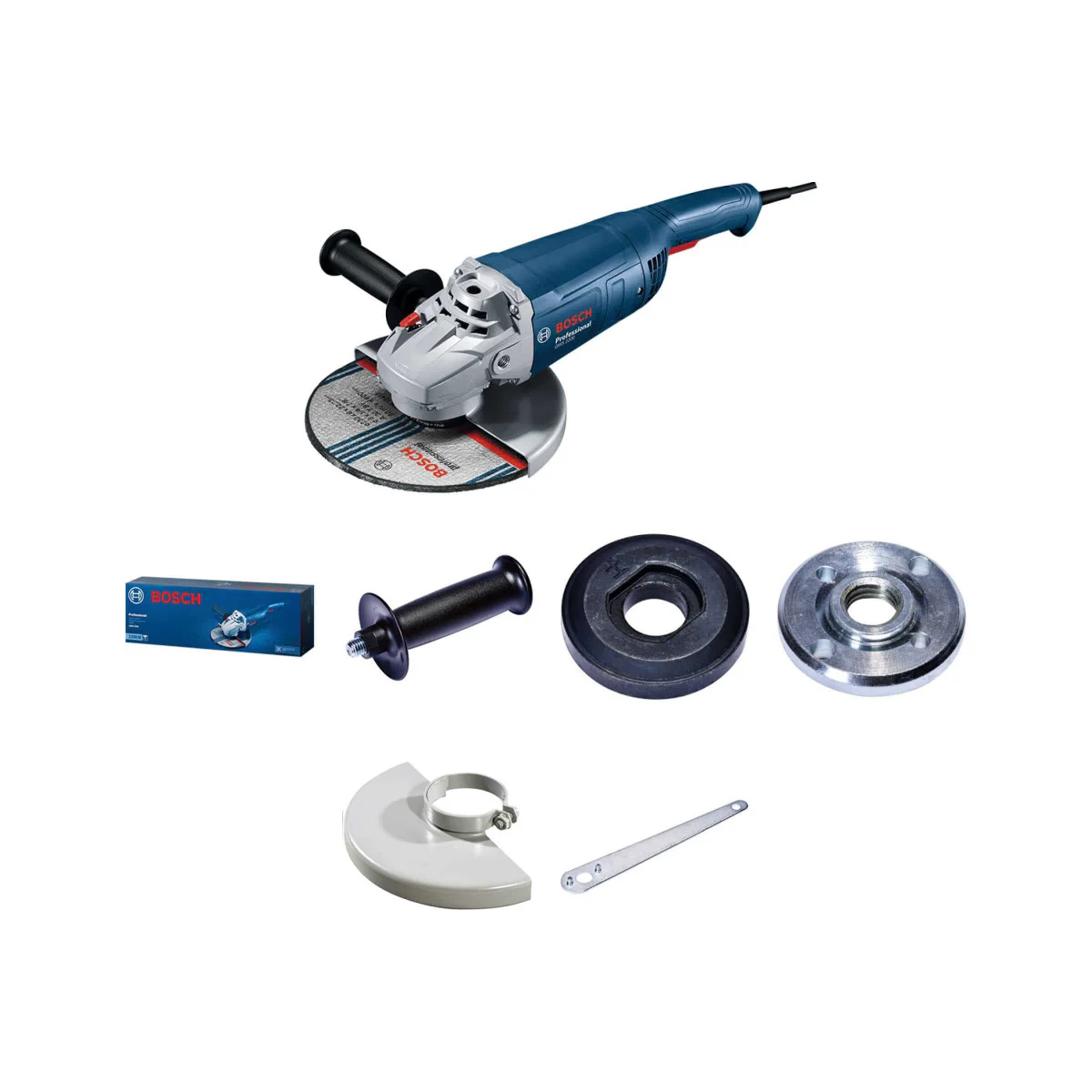 Ъглошлайф Bosch GWS 2200 с плавен пуск и защита от рестартиране 06018C1320 Ъглошлайф Bosch GWS 2200 с плавен пуск и защита от рестартиране 06018C1320