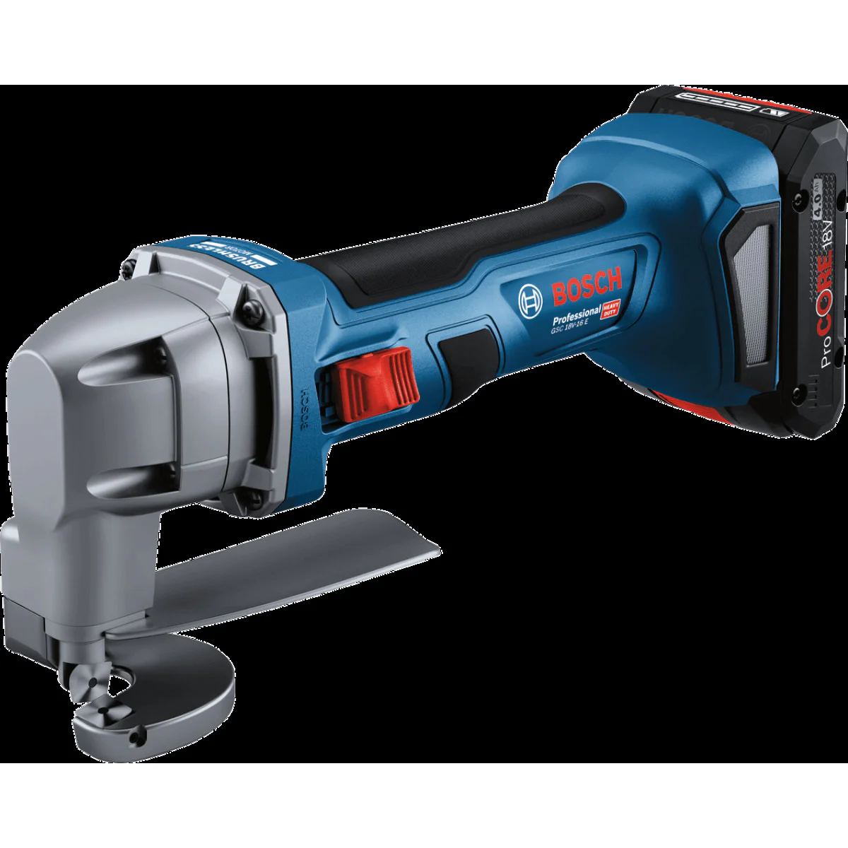 Акумулаторна ножица за ламарина GSC 18V-16 E 2 бр батерия ProCORE18V 4.0Ah, L-BOXX 136 0601926301 Акумулаторна ножица за ламарина GSC 18V-16 E 2 бр батерия ProCORE18V 4.0Ah, L-BOXX 136 0601926301