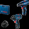 Акумулаторен комплект Bosch GDR 120-LI + GSR 120 LI Куфар 06019G8023