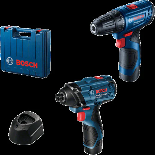 Акумулаторен комплект Bosch GDR 120-LI + GSR 120 LI Куфар
