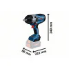Акумулаторен ударен гайковерт Bosch GDS 18V-1000 без батерия 1/2 06019J8300