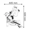 Настолен циркуляр за дърво Bosch GCM 800 SJ 0601B19000