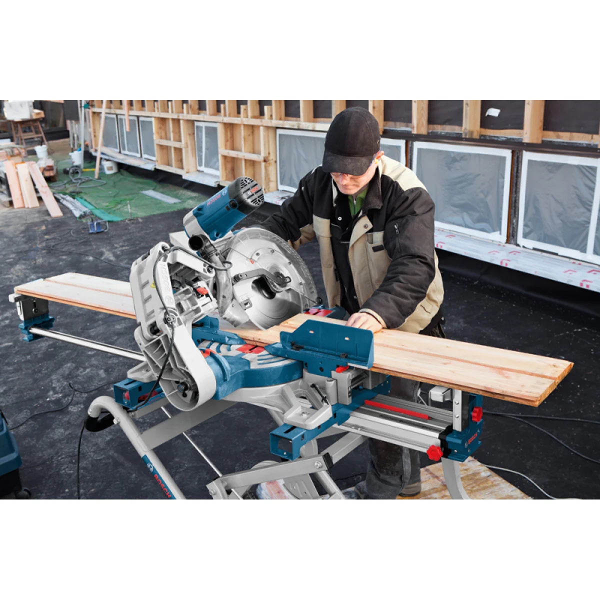 Настолен циркуляр за дърво Bosch GCM 12 GDL 0601B23600