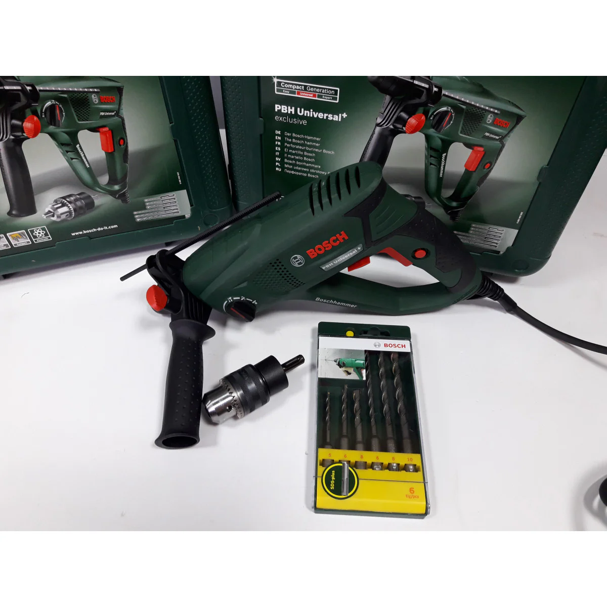 Комбиниран Перфоратор SDS Plus Bosch PBH Universal+ (600W) 0603344406 Комбиниран Перфоратор SDS Plus Bosch PBH Universal+ (600W) 0603344406
