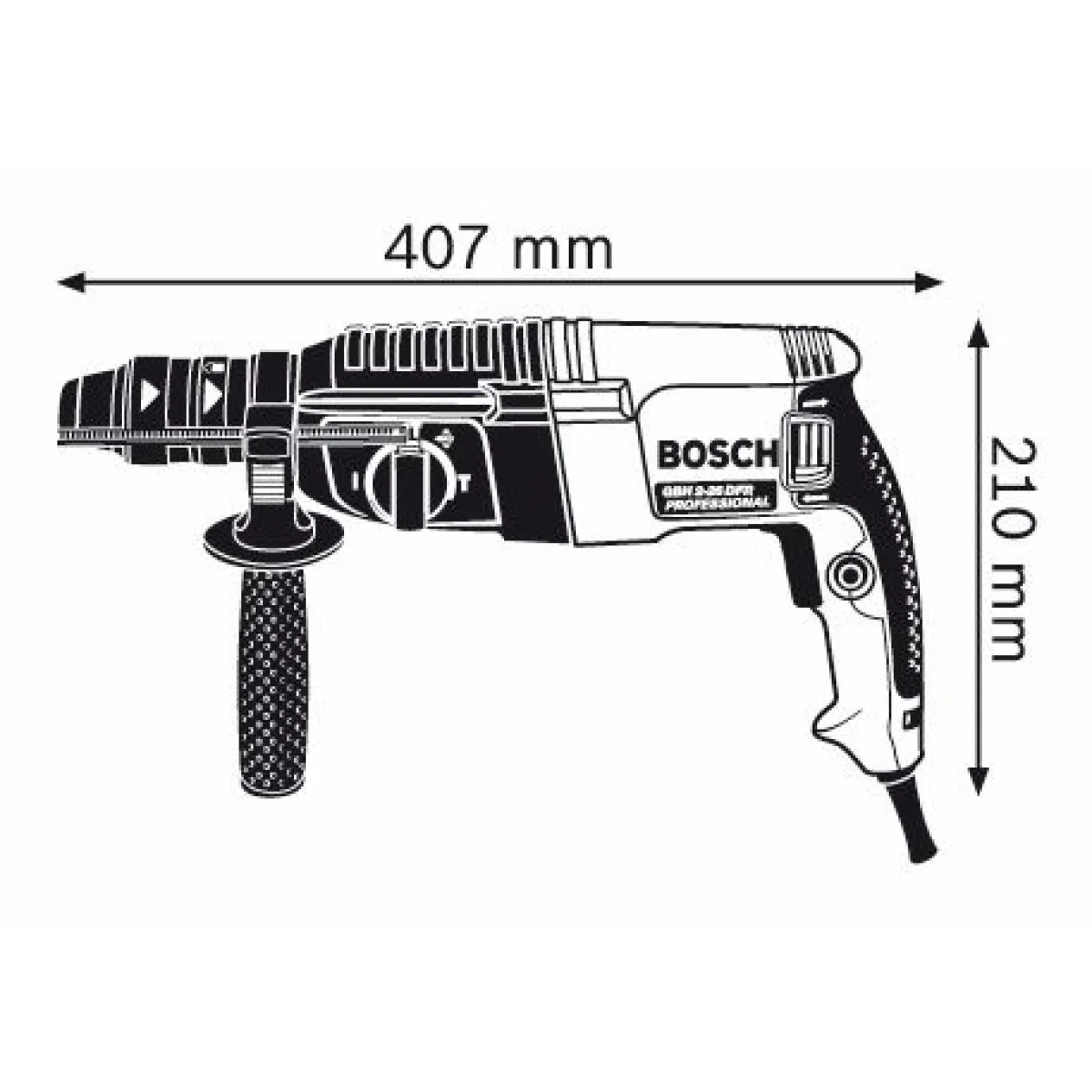 Перфоратор Bosch GBH 2-26 DFR - 800W 0611254768 Перфоратор Bosch GBH 2-26 DFR - 800W 0611254768
