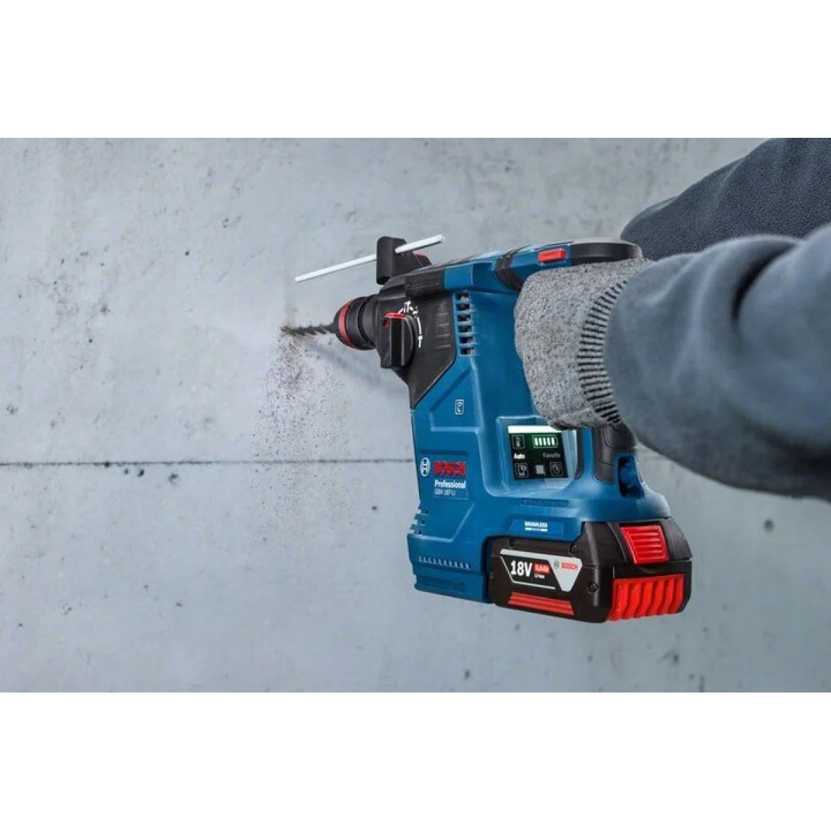 Акумулаторен перфоратор Bosch GBH 187-LI 2,4 J, SDS plus цилиндричен, без батерия 0611923120