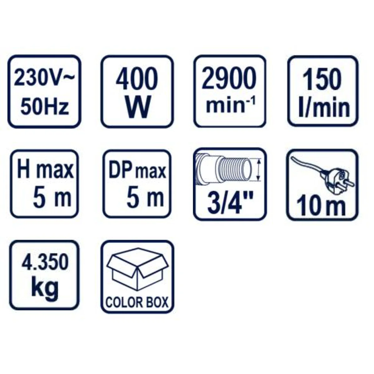 Помпа водна потопяема за мръсна вода Райдер RDP-WP28 070135