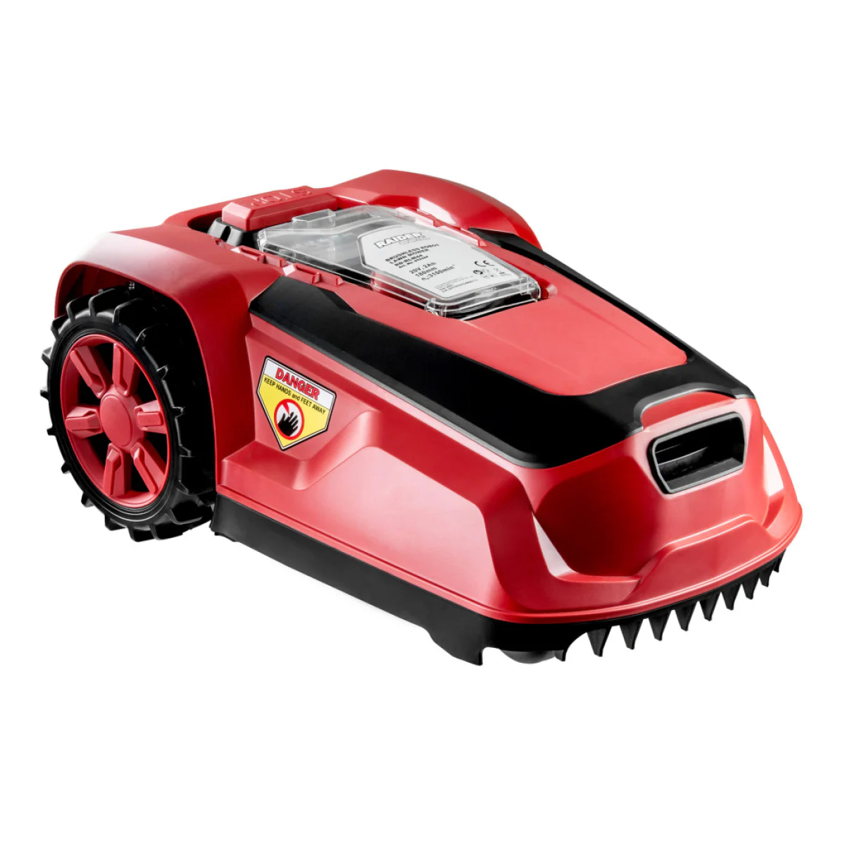 Акумулаторна косачка робот Raider RD-RLM44, 18 см, 400 кв.м., 1 бр батерия 20 V, 2 Ah и зарядно 075344