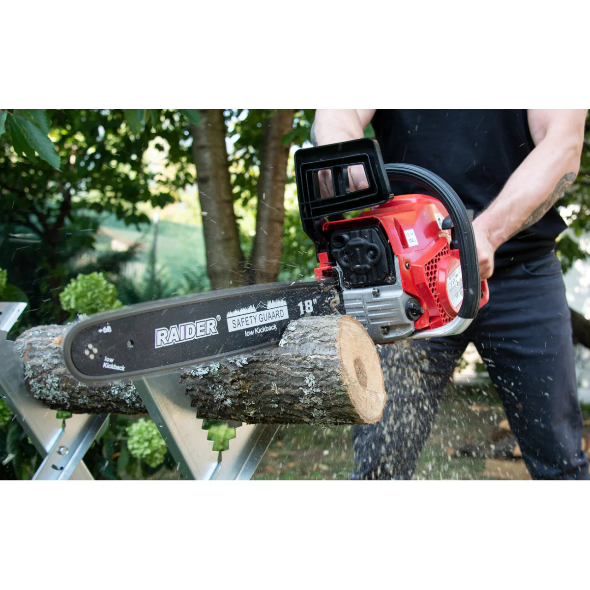 Резачка бензинова 450mm (18)  2200W, Райдер RD-GCS20 076701