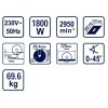 Машина за плочки 1800W 72cm Ø300mm RDP-ETC26 078001