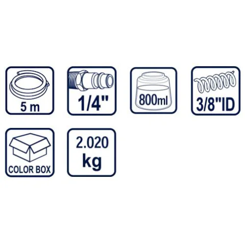 Пистолети за боя горно и за въздух 5бр к-т RD-AT02