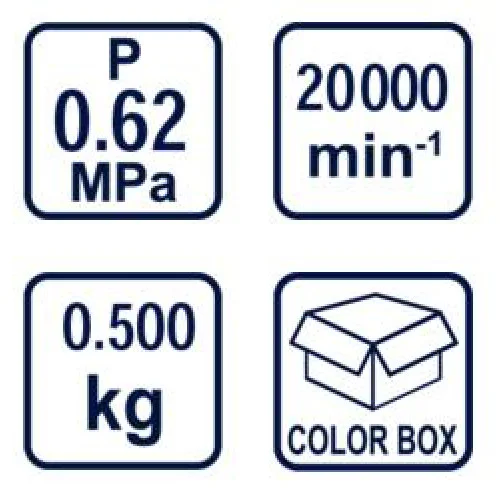 Шлифовалка пневматична под прав ъгъл RD-AADG06