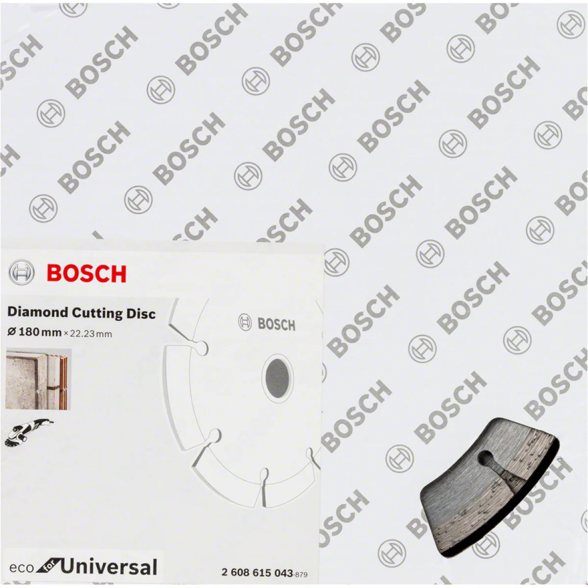 10 бр. Диск диамантен за  рязане  ф180 x22.23x2.2 x7 мм , Bosch ECO for Universal 2608615043 10 бр. Диск диамантен за  рязане  ф180 x22.23x2.2 x7 мм , Bosch ECO for Universal 2608615043
