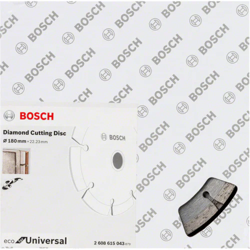 10 бр. Диск диамантен за  рязане  ф180 x22.23x2.2 x7 мм , Bosch ECO for Universal 10 бр. Диск диамантен за  рязане  ф180 x22.23x2.2 x7 мм , Bosch ECO for Universal