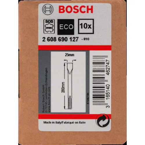 10 бр. Плосък секач ,  Bosch SDS max