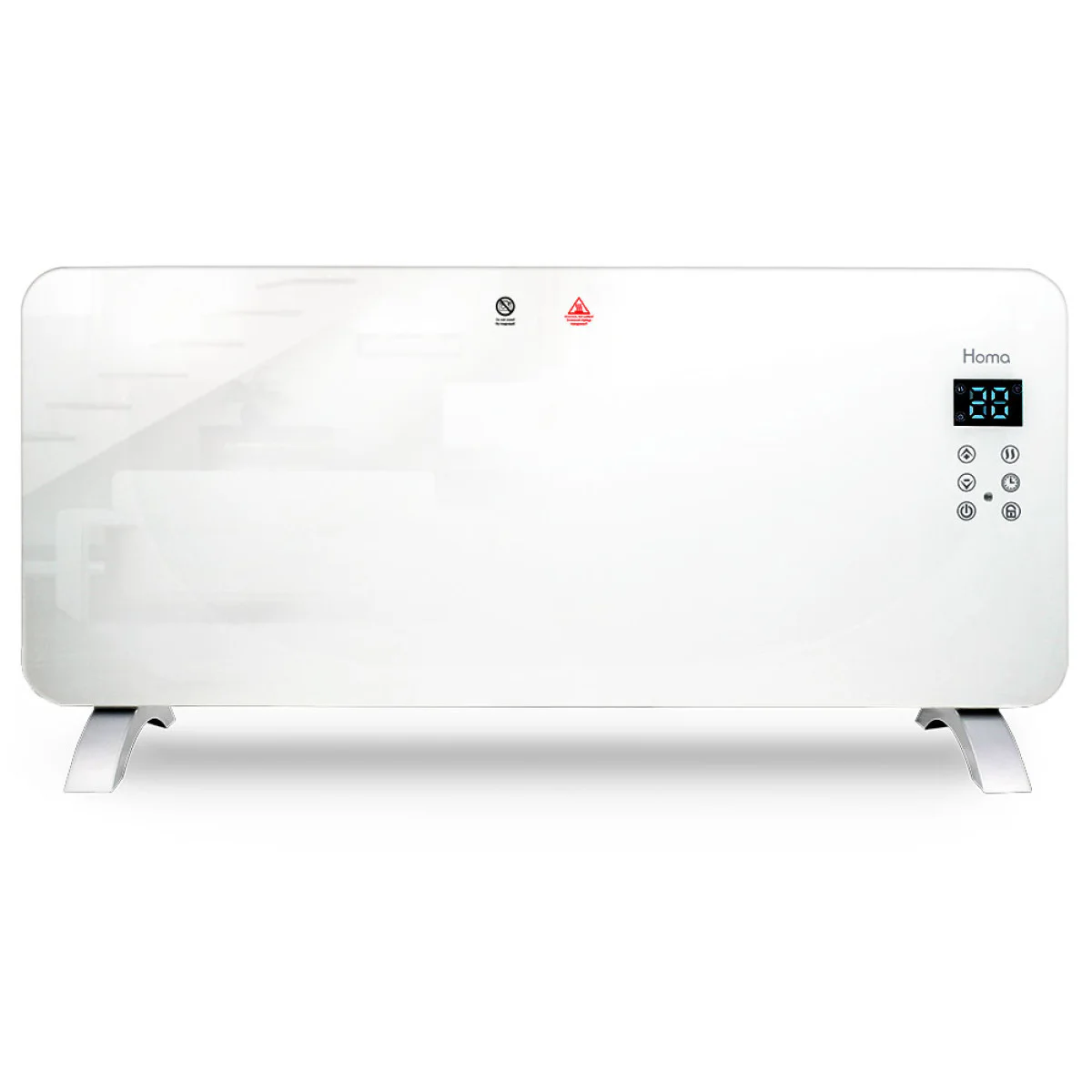 Печка конвекторна панел HOMA PH-2039-GW, стъклена 1004881