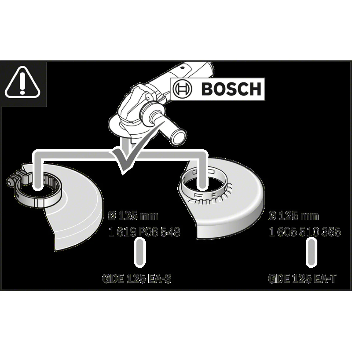 Прахоуловител GDE 125 EA-S Bosch 1600A003DH