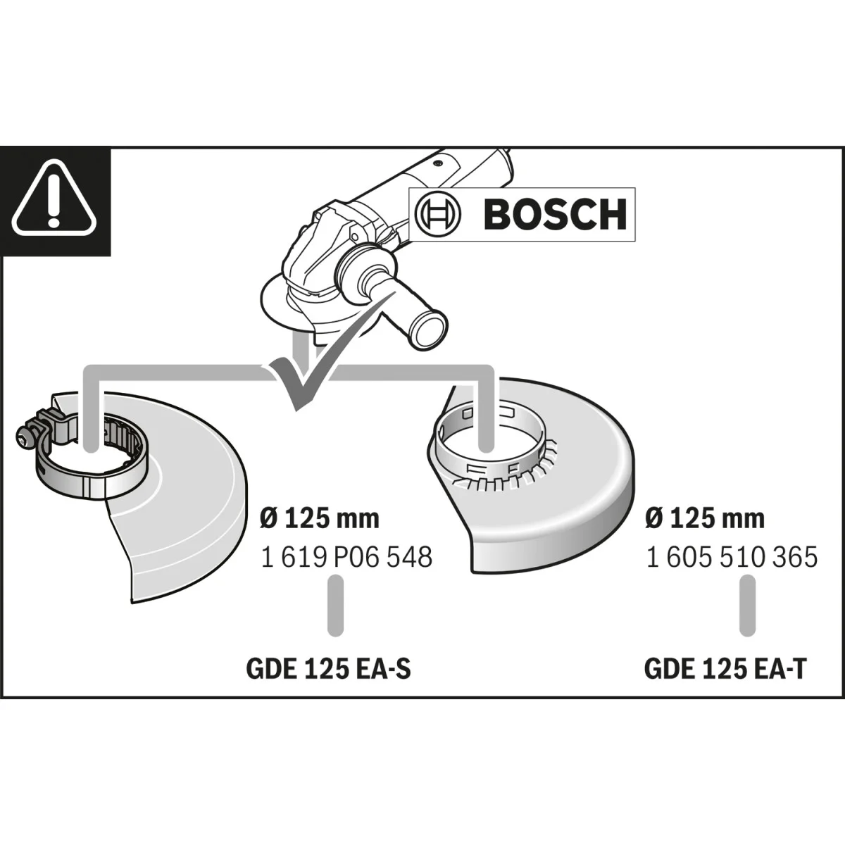 Прахоуловител GDE 125 EA-T Bosch 1600A003DJ