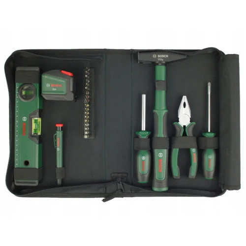 Комплект от 25 ръчни инструменти и накрайници за винтоверт на BOSCH Universal Hand Tool Set