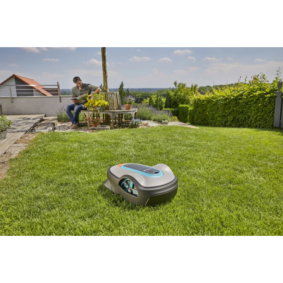 Роботизирана косачка-   интелигентна система Start Set  GARDENA 19200-32