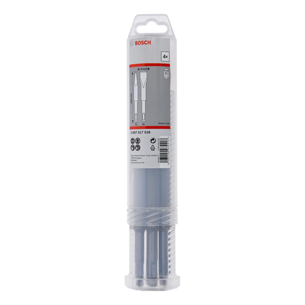 Комплект секачи  Bosch SDS plus ,4 части 2607017516