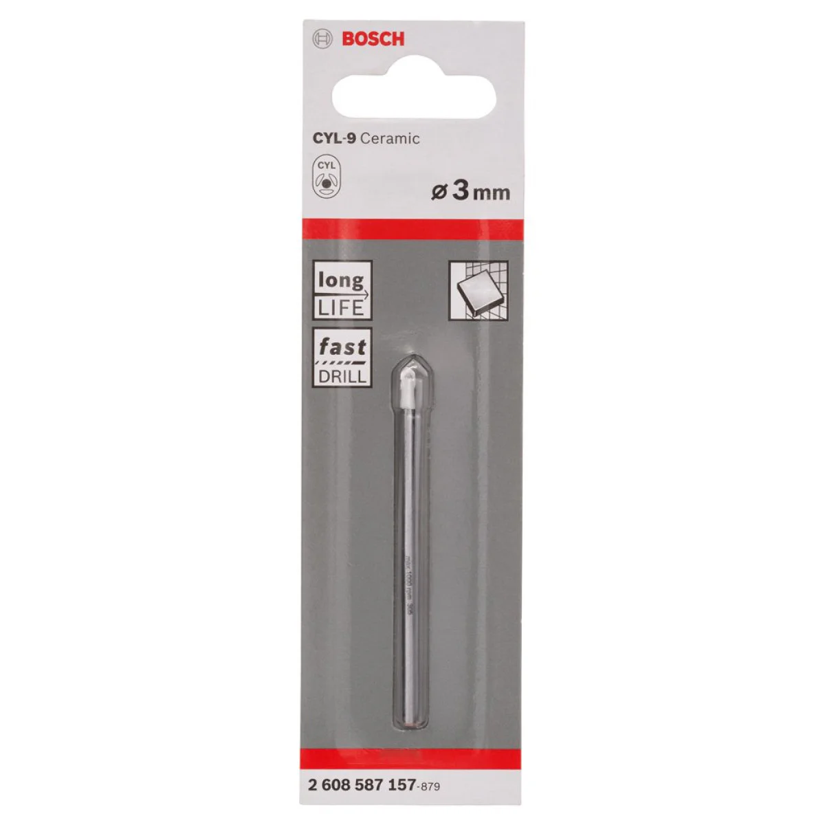 Свредло за фаянсови плочки CYL-9 Ceramic , Bosch 2608587157