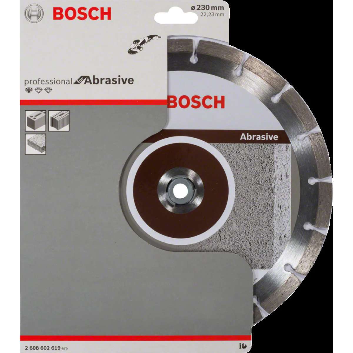 Диск диамантен за рязане ф 230 x 22,23 x 2.3 x 10 мм , Bosch Standard for Abrasive 2608602619 Диск диамантен за рязане ф 230 x 22,23 x 2.3 x 10 мм , Bosch Standard for Abrasive 2608602619