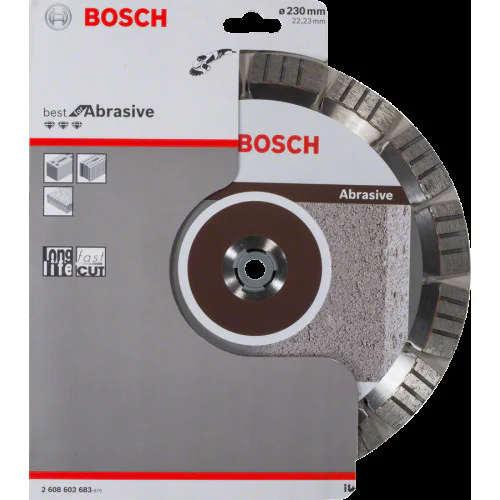 Диск диамантен за  рязане  ф230 x 22,23 x 2,4 x 15мм , Bosch Best for Abrasive  Диск диамантен за  рязане  ф230 x 22,23 x 2,4 x 15мм , Bosch Best for Abrasive