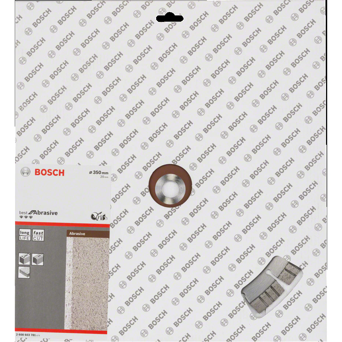 Диск диамантен за  рязане  ф300 x 20,00+25,40 x 2,8 x 15 мм , Bosch Best for Abrasive 2608602685 Диск диамантен за  рязане  ф300 x 20,00+25,40 x 2,8 x 15 мм , Bosch Best for Abrasive 2608602685