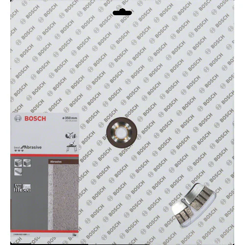 Диск диамантен за  рязане  ф350 x 20,00+25,40 x 3,2 x 15мм , Bosch Best for Abrasive  Диск диамантен за  рязане  ф350 x 20,00+25,40 x 3,2 x 15мм , Bosch Best for Abrasive