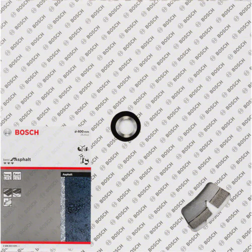Диск диамантен за сухо рязане  ф 400 x 25,40 x 3,2 x 12 мм , Bosch Best  for Asphalt