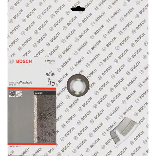 Диск диамантен за сухо рязане  ф 300 x 25,40 x 2,8 x 10 мм , Bosch Standard for Asphalt
