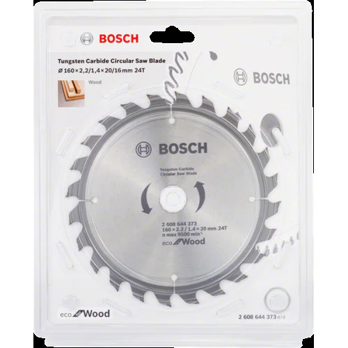 Диск за циркуляр Bosch Eco for wood ф 160мм
