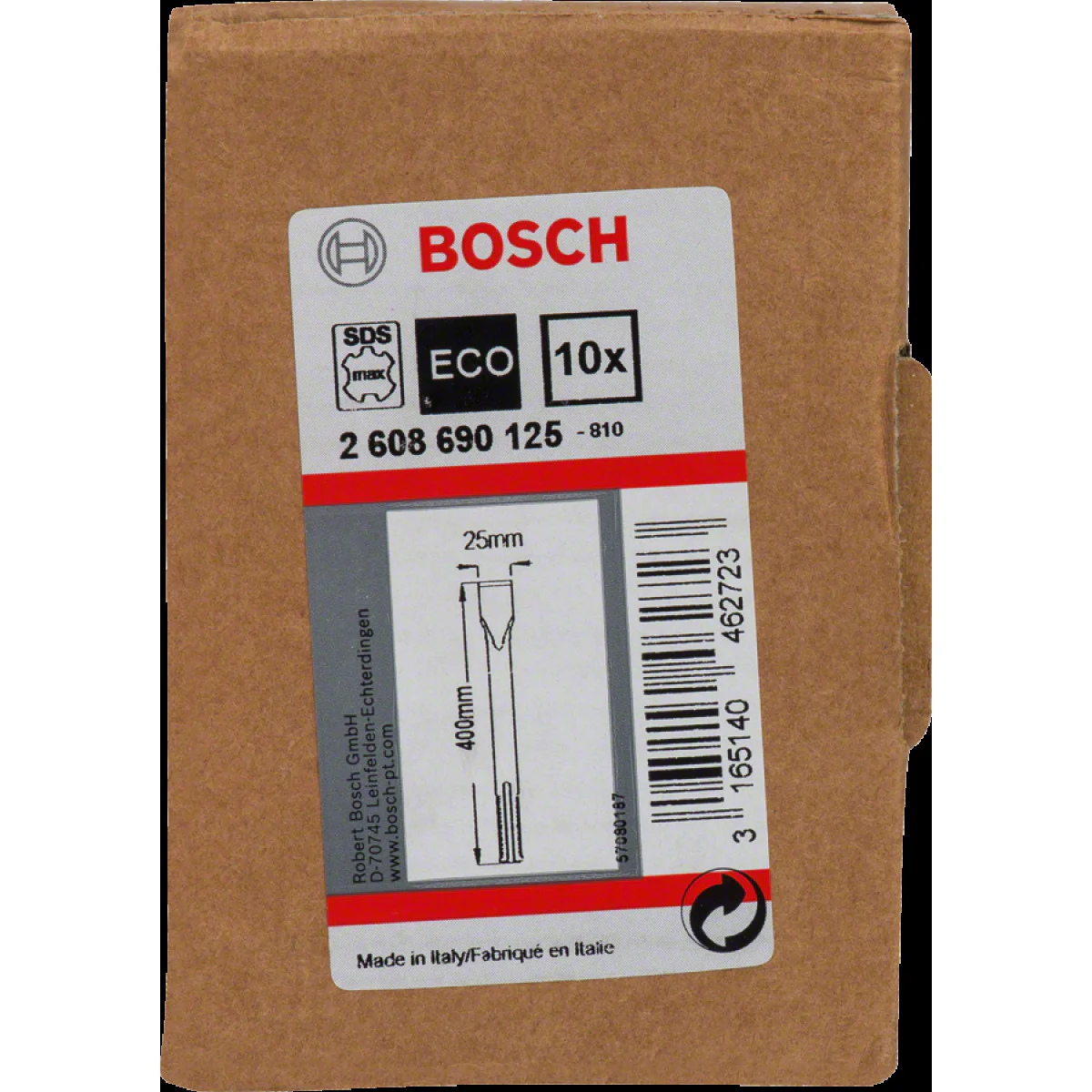10 бр. Плосък секач ,  Bosch SDS max 2608690125