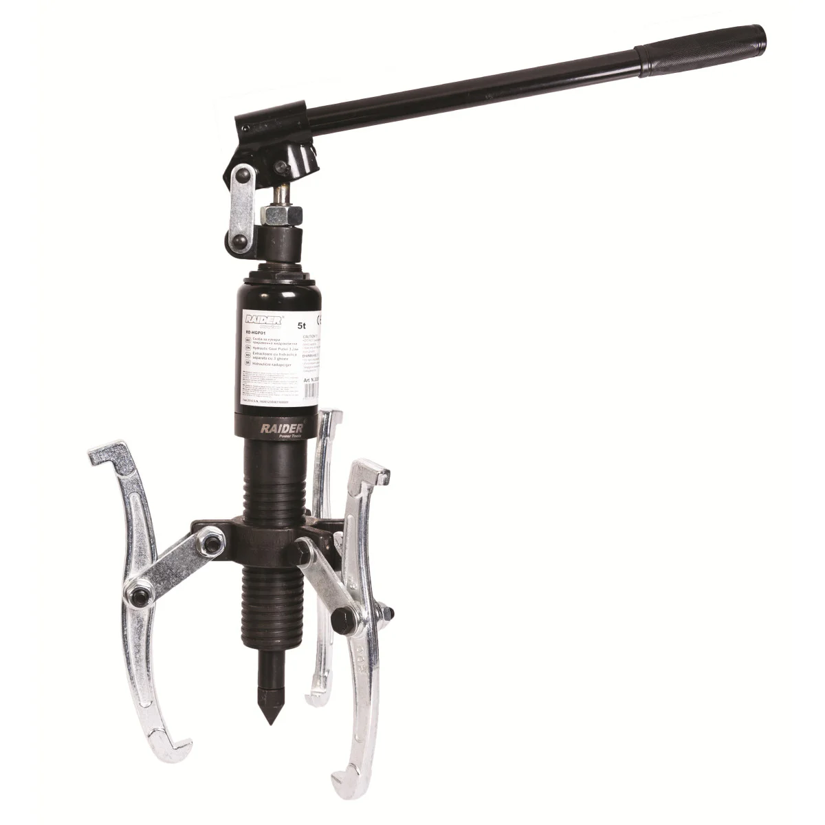 Скоба за лагери трираменна хидравлична 5t , Райдер RD-HGP01 300611