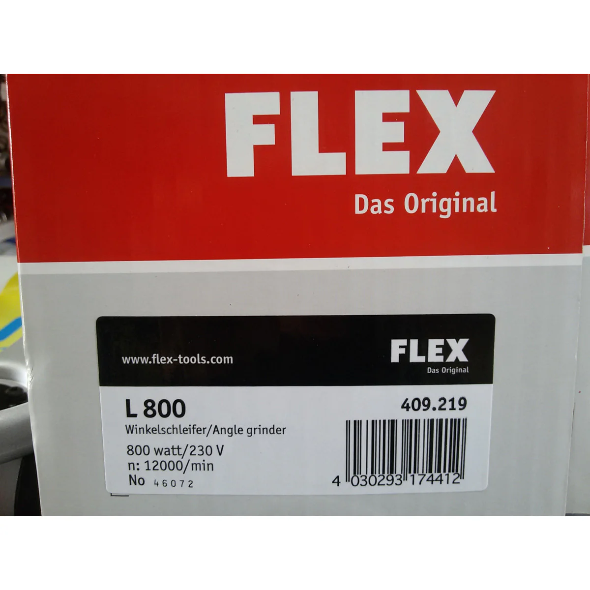 Ъглошлайф FLEX L 800 409.219 Ъглошлайф FLEX L 800 409.219