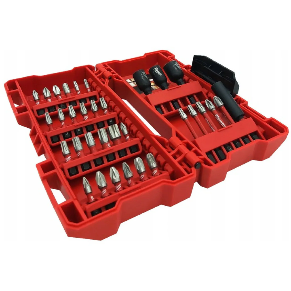 Комплект ударни накрайници 33 бр. и свредла 10 бр, Milwaukee 4932478900